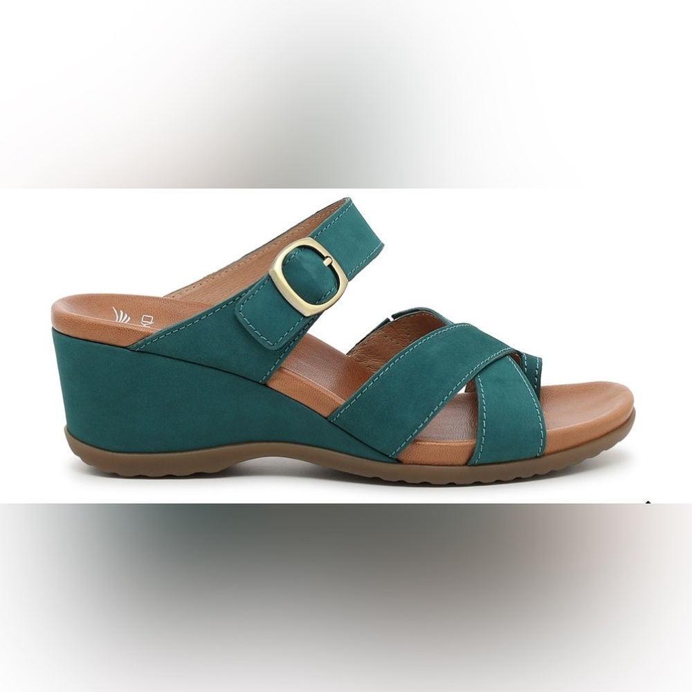 Dansko Aubree Jade Sandals 36 5.5/6 NWOB